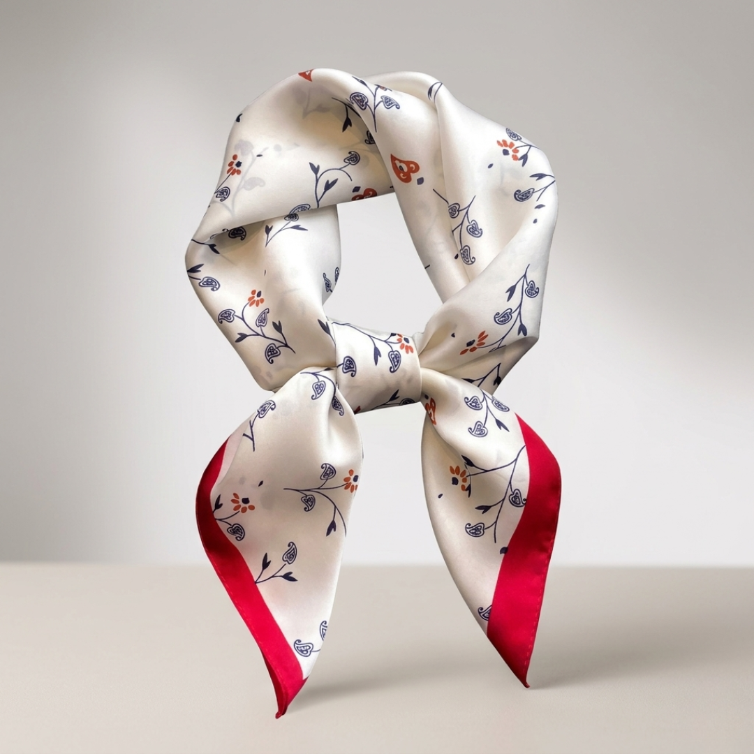 Square Scarf | Women | Silk-Feel Fabric | 70x70cm Luxury Neck & Hair Scarf | Steven & Levon