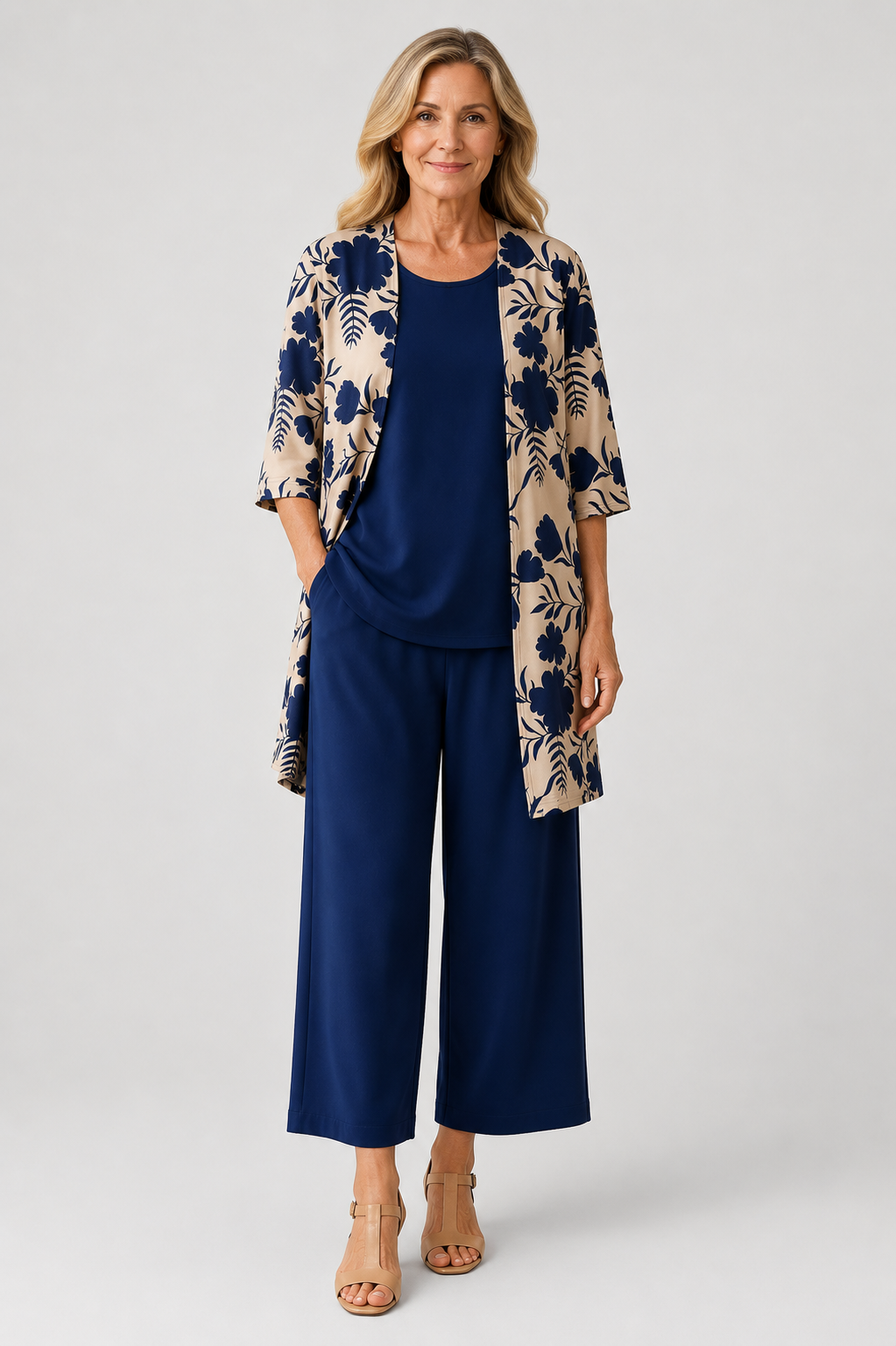 Floral Pants Set | Women | 3 Piece Co-Ord | Elegant Occasion Wear | Steven & Levon