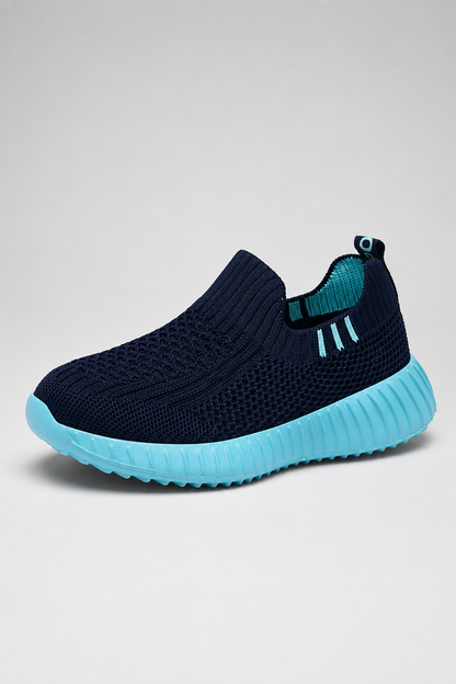 Kids Slip-On Running Trainers | Breathable Mesh Sneakers | Walking Shoes | Steven & Levon