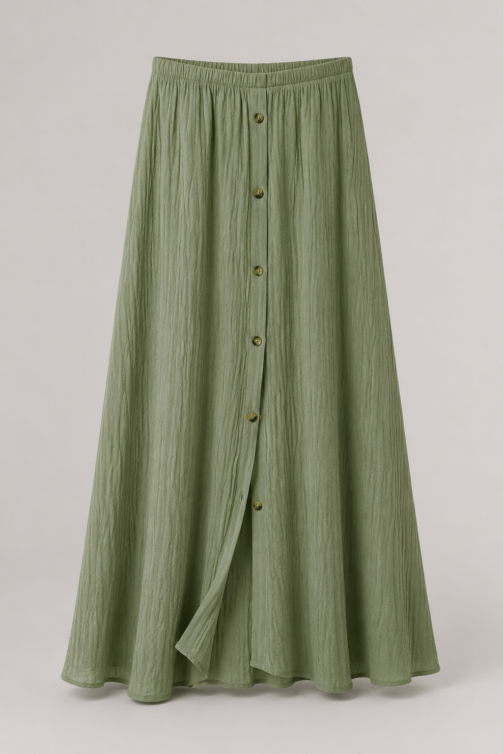 Long Monochrome Maxi Skirt | Women | High-Waisted | Flowy A-Line | Minimalist Everyday Skirt | Steven & Levon