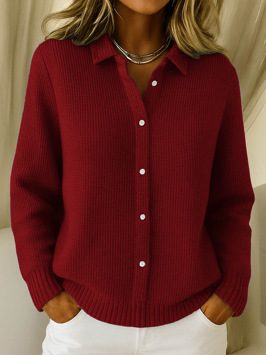 Classic Everyday Knit Cardigan | Women's Button-Up Sweater | Steven & Levon