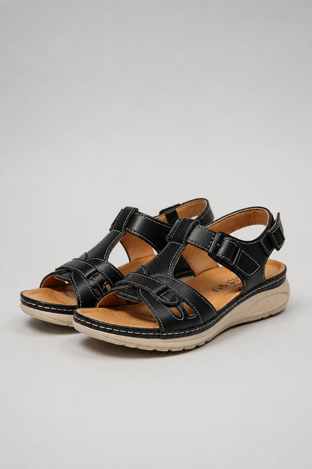 Women's Arch Support Walking Sandals | Cushioned Comfort Footbed | Everyday Summer Sandals | Steven & Levon