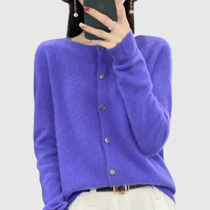 Cozy Knit Cardigan | Women | Button Front | Soft Knit | Relaxed Everyday Layering | Steven & Levon