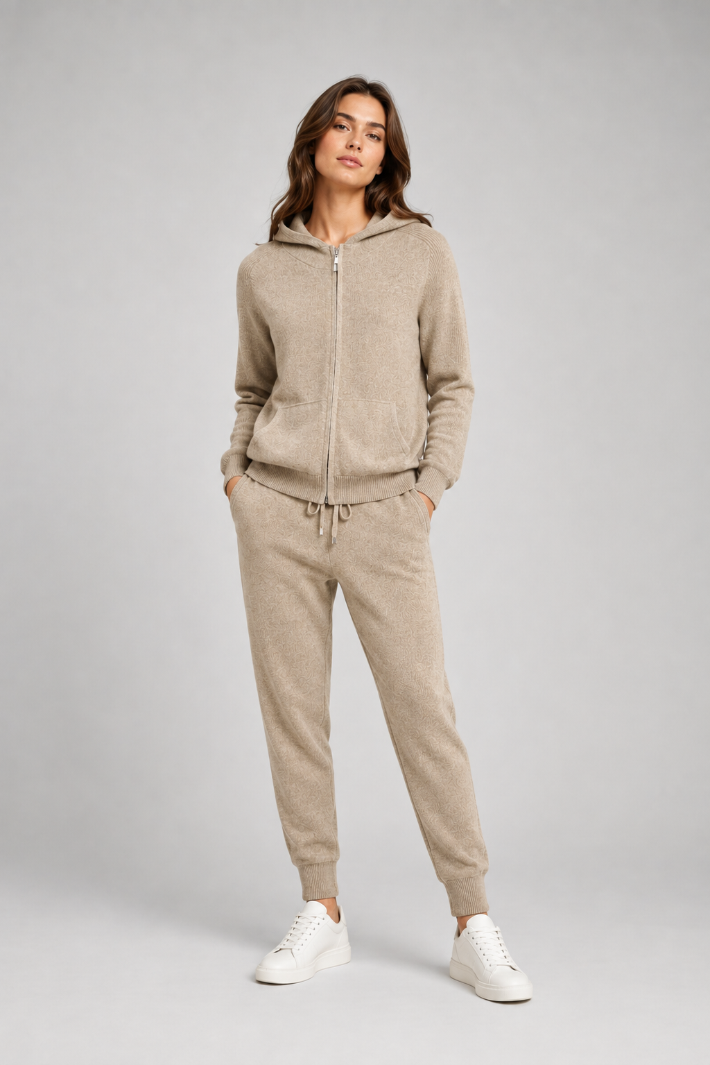 Cashmere Merino Wool Jogging Set | Women | Soft Knit | Relaxed Fit | Loungewear | Steven & Levon