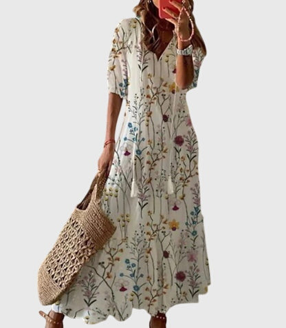 Women's Maxi Dress | Boho Summer Dress | Flowy Fit | Holiday Wear | Steven & Levon