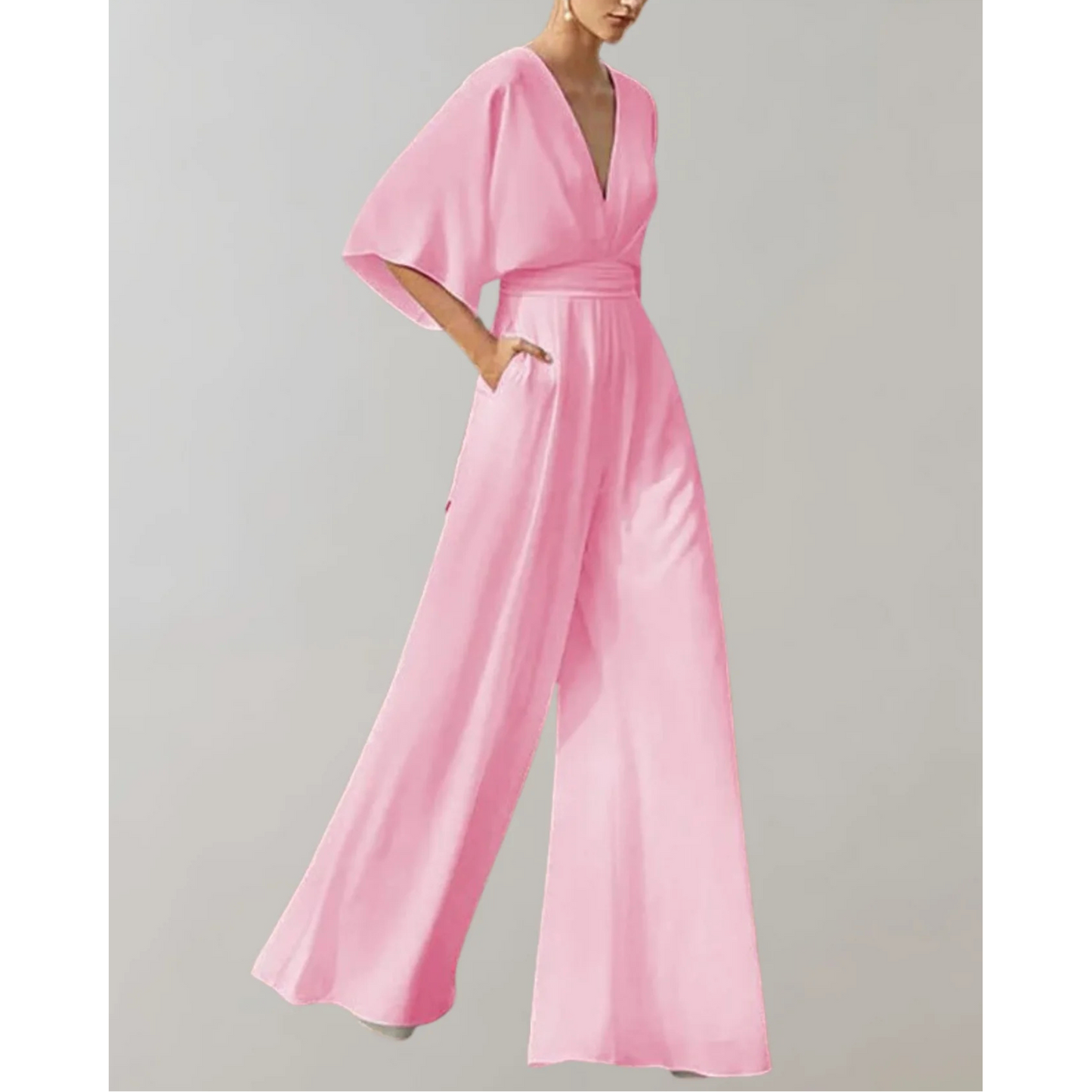 Women's Wide Leg Jumpsuit | Fitted One-Piece Outfit | Elegant Casual | Steven & Levon