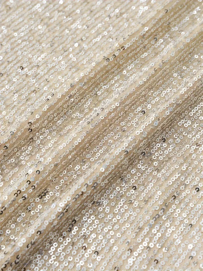 Sequin Mini Dress | Women | Long Sleeve Relaxed Fit | Sparkly Party Cocktail Dress | Steven & Levon