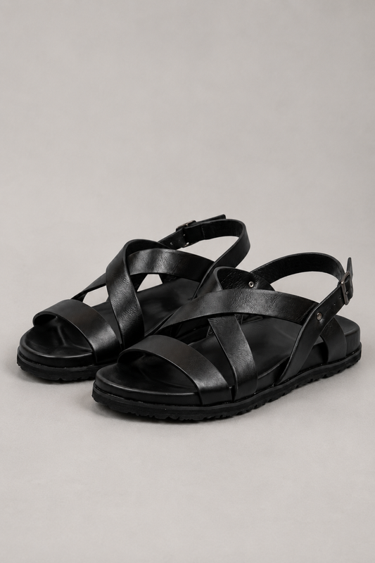 Men’s Thick Sole Sandals | Men | Lightweight Cushioned Non-Slip Summer Slides | Steven & Levon