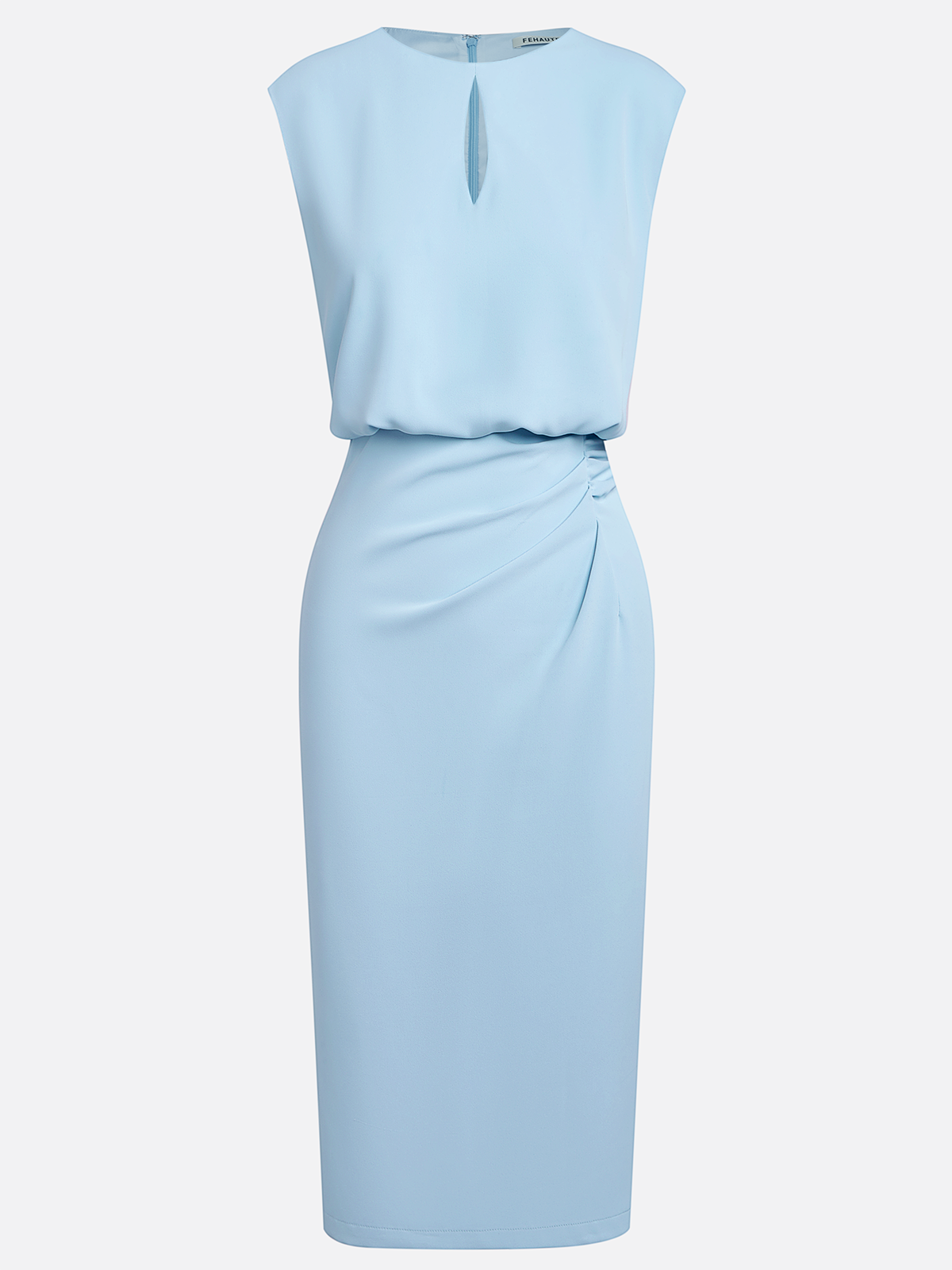 Elegant Draped Midi Dress | Women's Occasion Dress | Flattering Fit | Steven & Levon
