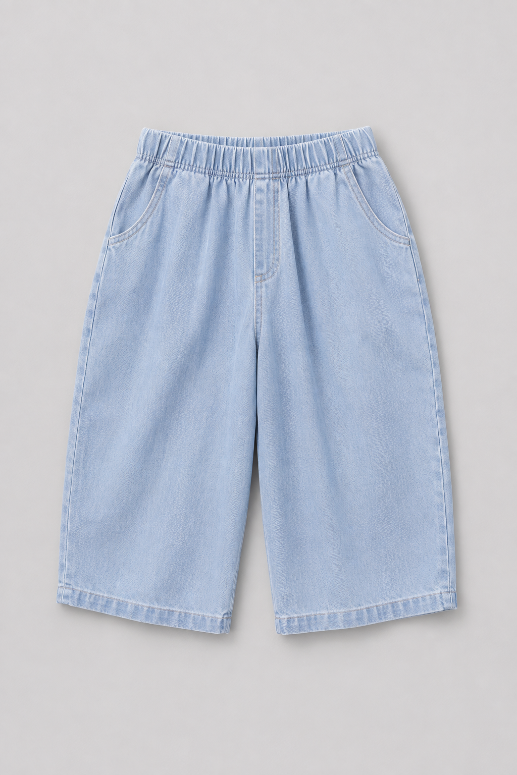 Kids Loose Fit Denim Jeans | Boys & Girls | Elastic Waist | Casual Everyday Pants | Steven & Levon
