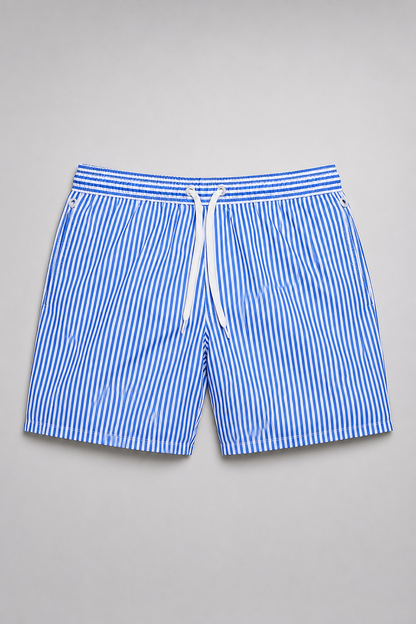 Striped Quick Dry Swim Shorts | Men | Lightweight Beachwear | Fast Dry Comfort | Steven & Levon