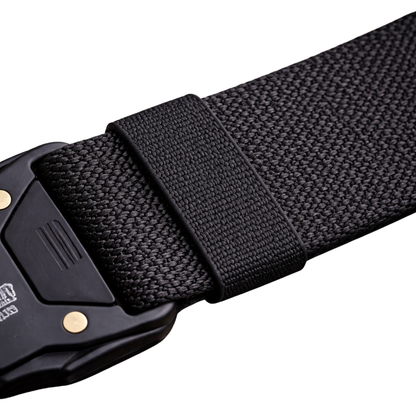 Tactvura - Woven Tactical Belt With Quick-Release Buckle  Outdoor Adventure Wear