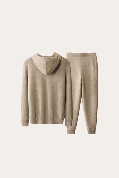 Cashmere Merino Wool Jogging Set | Women | Soft Knit | Relaxed Fit | Loungewear | Steven & Levon
