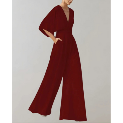 Women's Wide Leg Jumpsuit | Fitted One-Piece Outfit | Elegant Casual | Steven & Levon