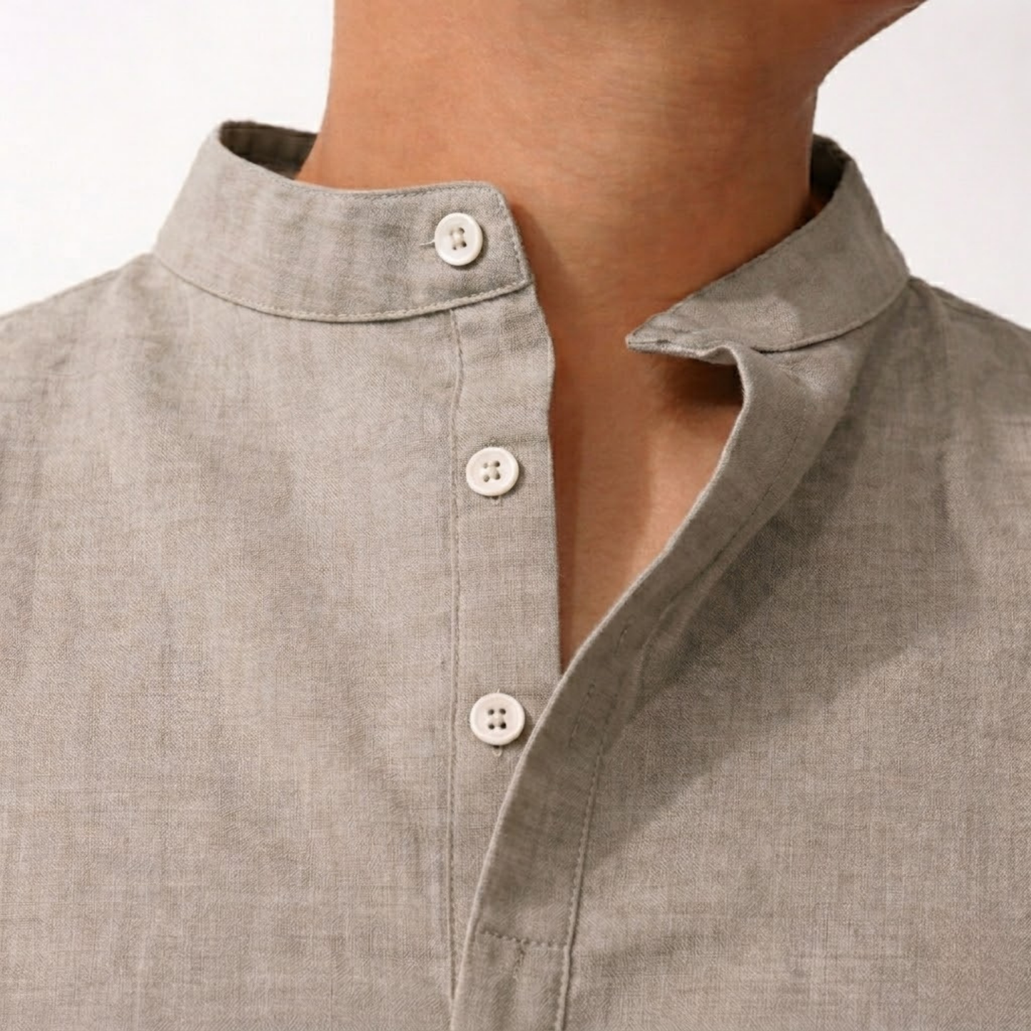 Brezalo - Loose-Fit Long Sleeve Casual Shirt  Relaxed Weekend Wear