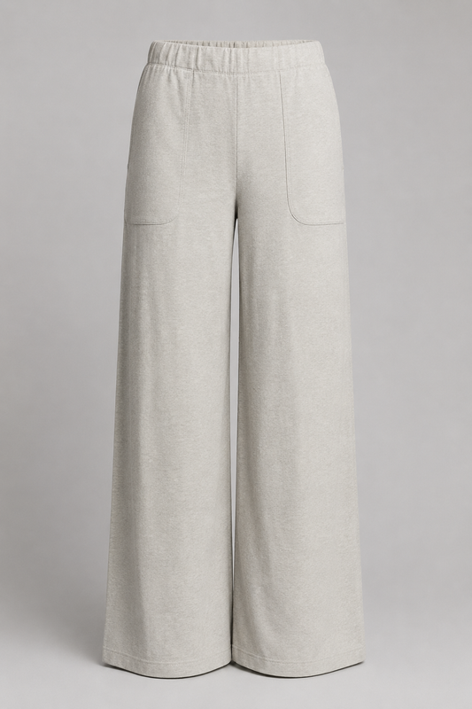 Wide Leg Trousers | Women | Soft Fabric | Elastic Waist | Casual Comfort | Steven & Levon