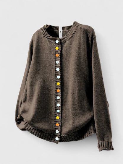 Relaxed Fit Knit Cardigan | Women | Button Front | Soft Knit | Everyday Casual Layering | Steven & Levon