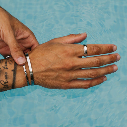 Round Band Ring | Gold, Silver or Black | Unisex | Stainless Steel | Minimalist Style | Steven & Levon