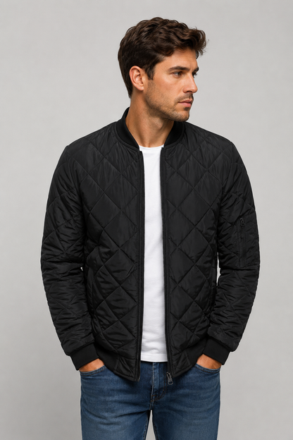 Men's Puffer Jacket | Men | Quilted | Durable Insulated Coat | Steven & Levon