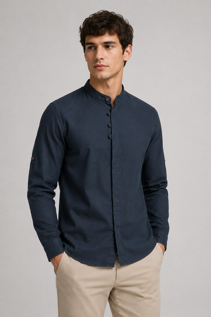 Men's Japanese Style Shirt | Men | Lightweight | Casual Button-Up | Steven & Levon