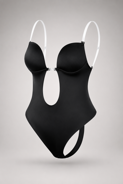 Backless Bodysuit Bra | Women's Seamless Shapewear | Invisible Support | Low Back | Tummy Control | Steven & Levon
