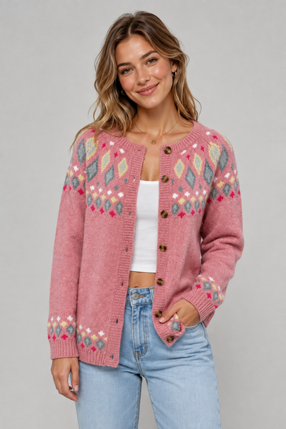 Lightweight Knit Cardigan | Women | Button Front | Soft Knit | Casual Everyday Style | Steven & Levon