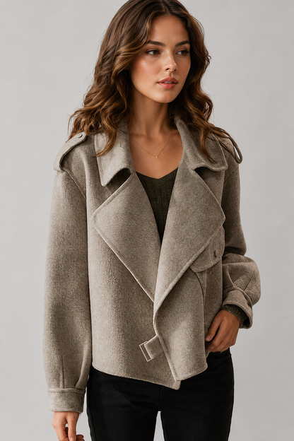 Women's Classic Wool Coat | Women | Timeless Tailored Winter Outerwear | Steven & Levon