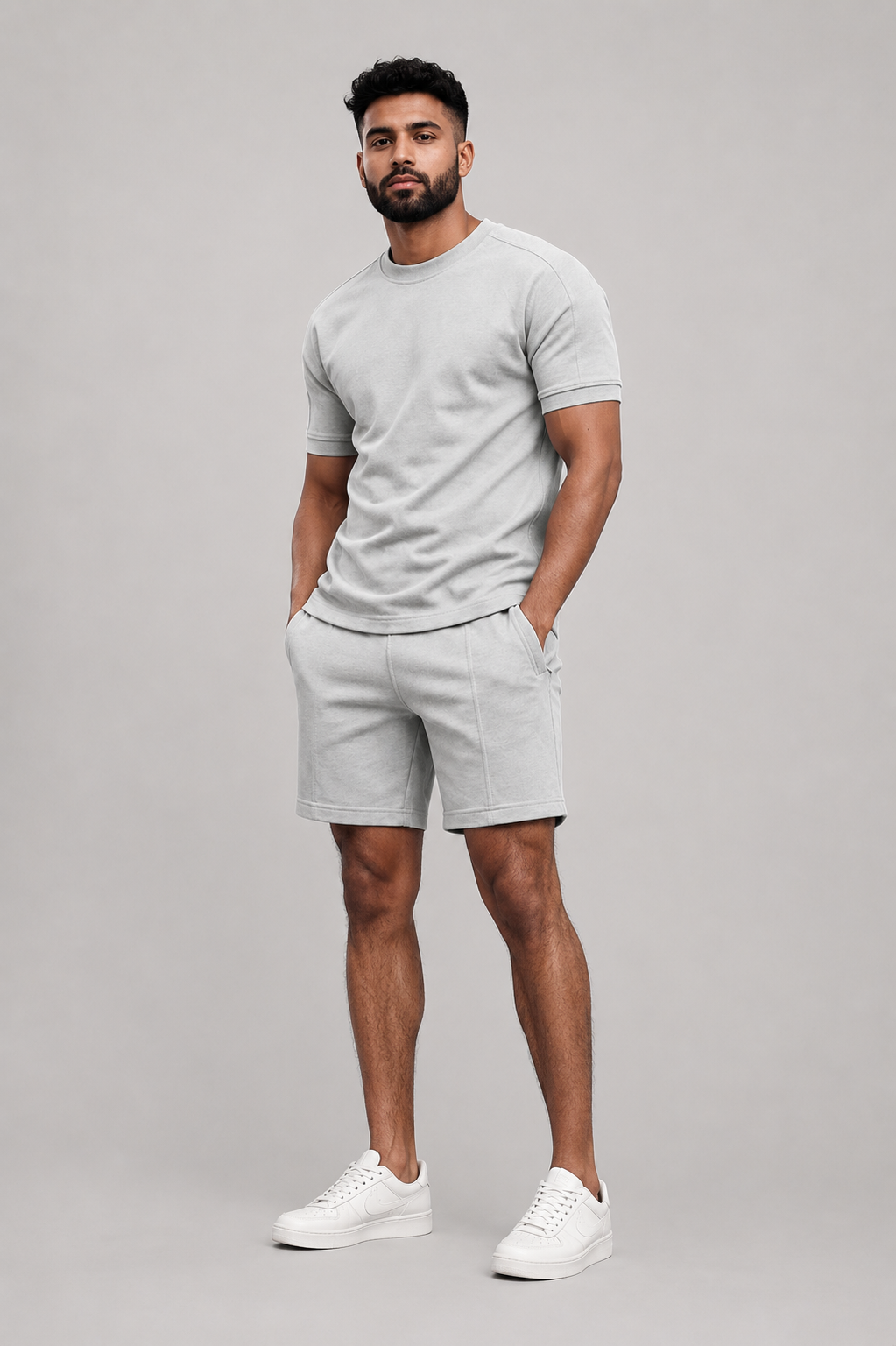 Men's Summer Co-Ord Set | Short Sleeve Shirt & Shorts | Lightweight Casual Outfit | Steven & Levon