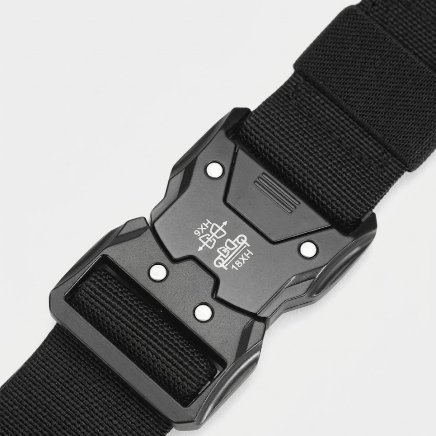 Tactvura - Woven Tactical Belt With Quick-Release Buckle  Outdoor Adventure Wear