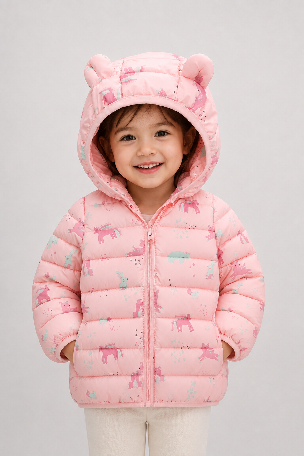 Girls Sherpa Lined Jacket | Kids | Button Front | Plush Winter Coat | Warm Outerwear | Steven & Levon