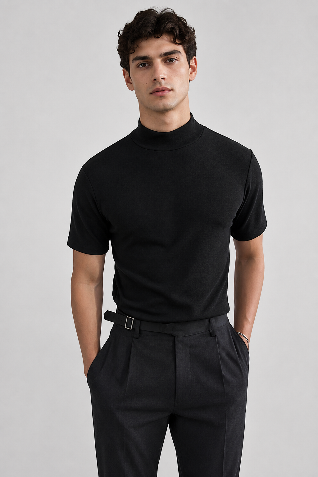 Men's Stretch Cotton T-Shirt | Luxury Cotton Blend | Soft Breathable Fabric | Everyday Casual Tee | Steven & Levon