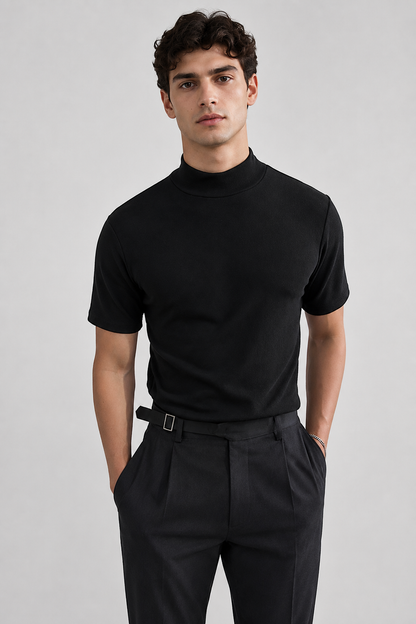 Men's Stretch Cotton T-Shirt | Luxury Cotton Blend | Soft Breathable Fabric | Everyday Casual Tee | Steven & Levon