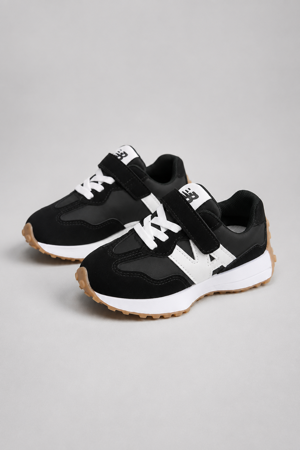 Kids Basketball Trainers | Hook & Loop School Sneakers | Casual Running Shoes | Steven & Levon
