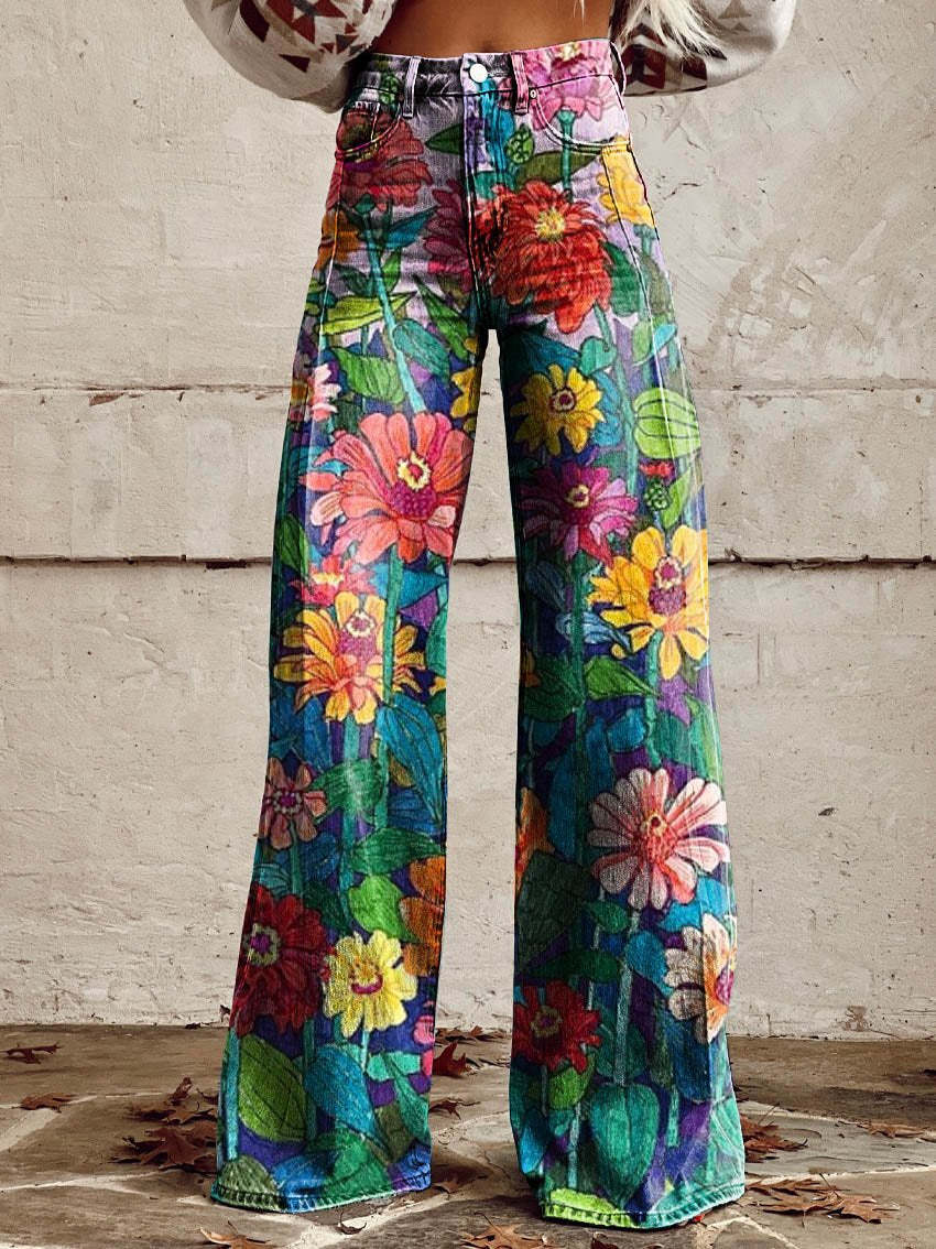 Women's Tailored Trousers | Long Wide Leg Pants | Smart Casual Wear | Steven & Levon