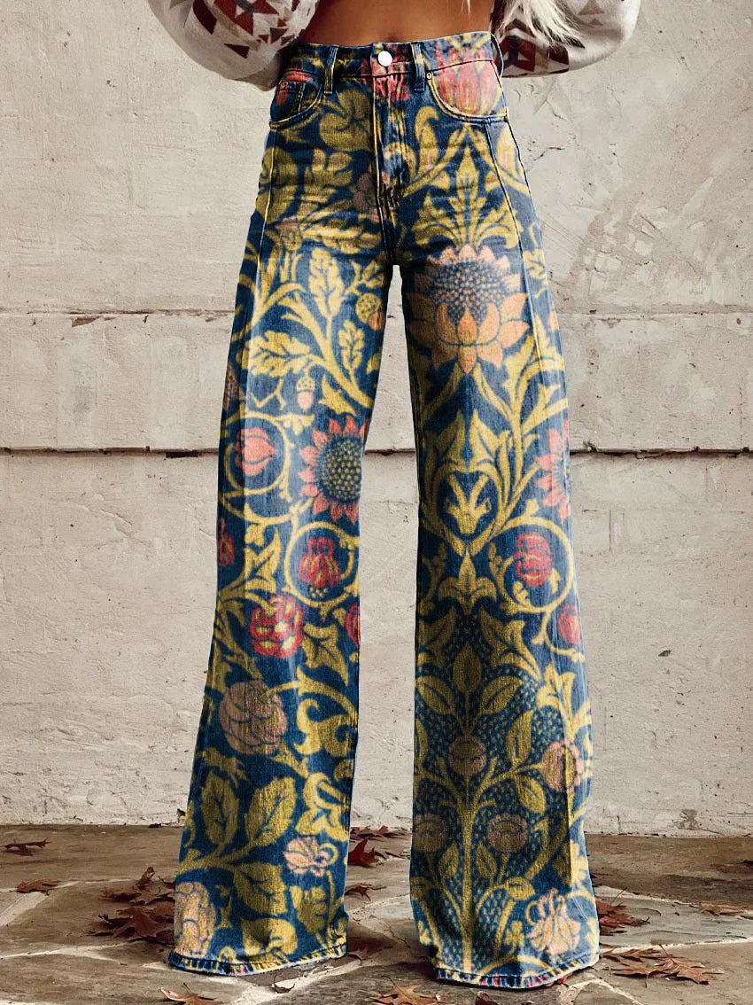 Women's Tailored Trousers | Long Wide Leg Pants | Smart Casual Wear | Steven & Levon