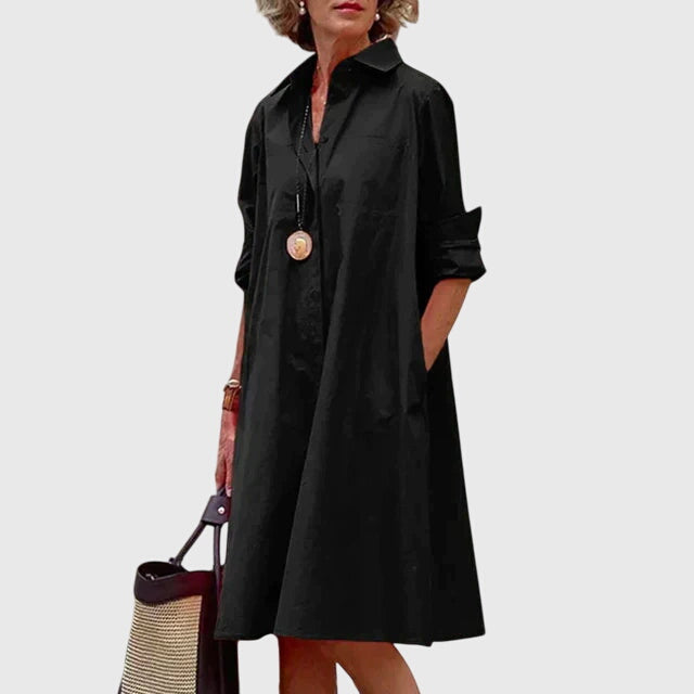 Women's Midi Dress | Pocket Dress | Elegant Everyday Style | Comfortable Fit | Steven & Levon