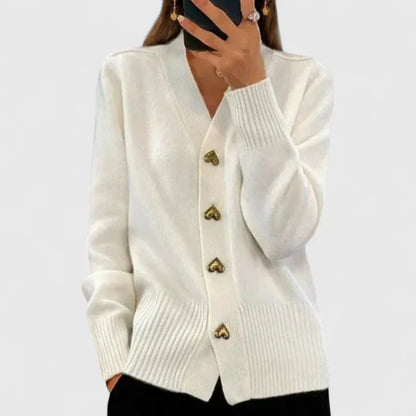 Refined Knit Cardigan | Women | Button Front | Soft Knit | Chic Everyday Layering | Steven & Levon