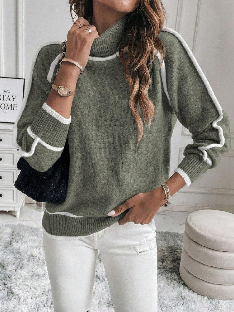 Women's Lined Sweater | Cosy Knit Jumper | Elegant Warm Layer | Steven & Levon