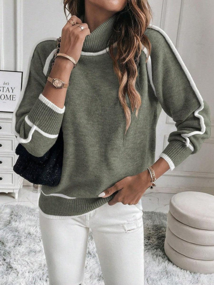 Women's Lined Sweater | Cosy Knit Jumper | Elegant Warm Layer | Steven & Levon