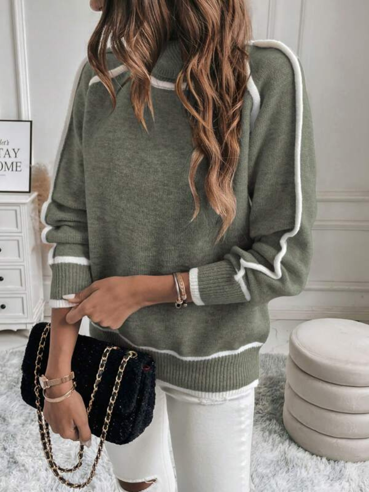 Women's Lined Sweater | Cosy Knit Jumper | Elegant Warm Layer | Steven & Levon