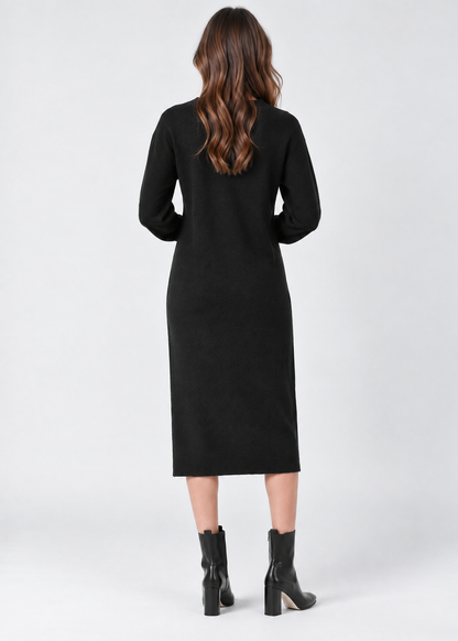 Women's Knitted Jumper Dress |  Wool Long Sleeve Winter | Steven & Levon