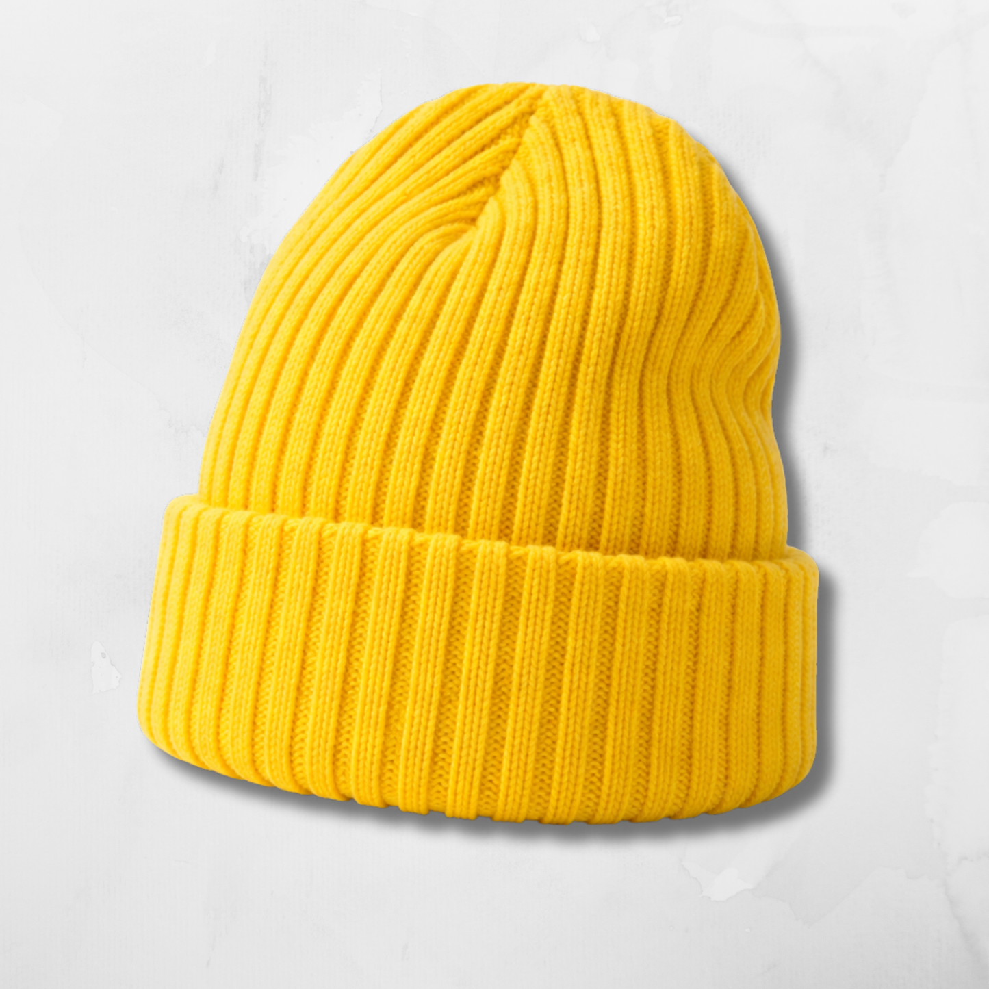 Beanivelle - Ribbed Knit Fold-Up Beanie  Winter Warmth Everyday