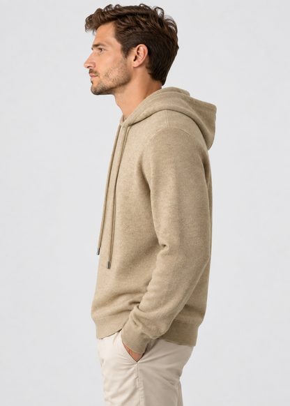 Men's Wool Hoodie | Warm Pullover Jumper | Casual Everyday Wear | Steven & Levon