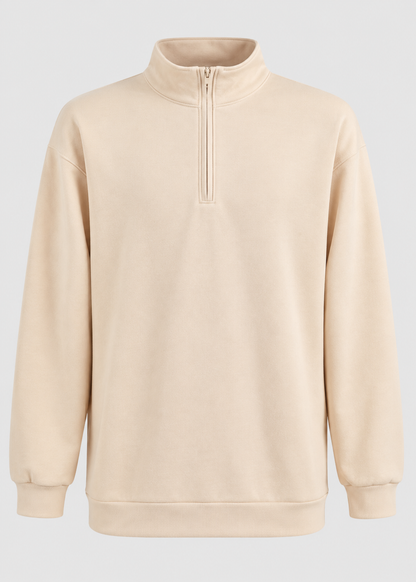 Men's Classic Half Zip Jumper | Soft Comfortable Layering Pullover | Steven & Levon