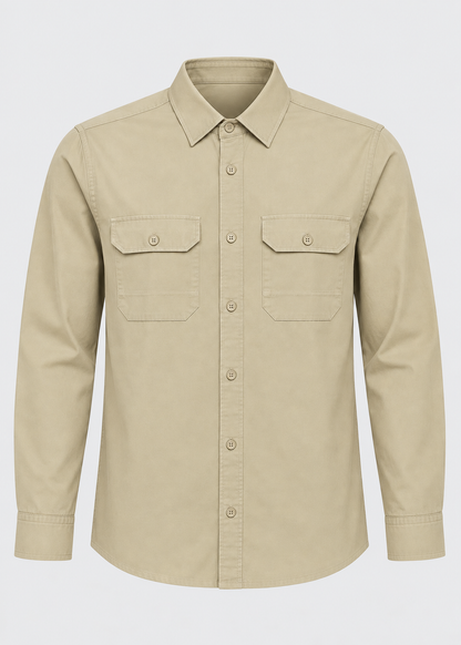Men's Cotton Casual Shirt | Cotton | Relaxed Fit Button-Up | Everyday Smart Casual | Steven & Levon