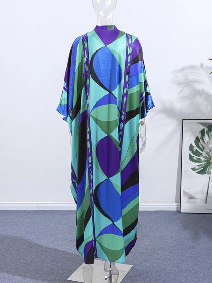 Maxi Dress | Women's Floral Halter Neck Backless Dress | A-Line | Steven & Levon