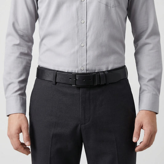 Beltavon - Pin Buckle Dress Belt For Men  Everyday Outfit Finishing