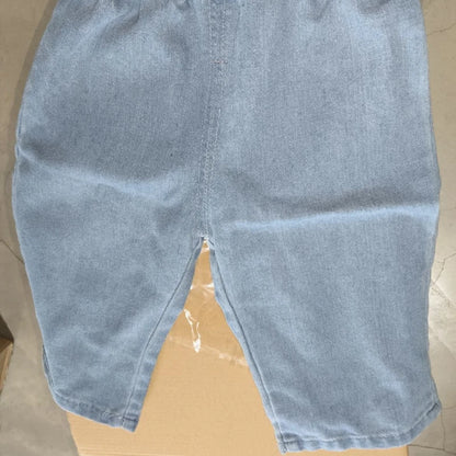 Kids Loose Fit Denim Jeans | Boys & Girls | Elastic Waist | Casual Everyday Pants | Steven & Levon