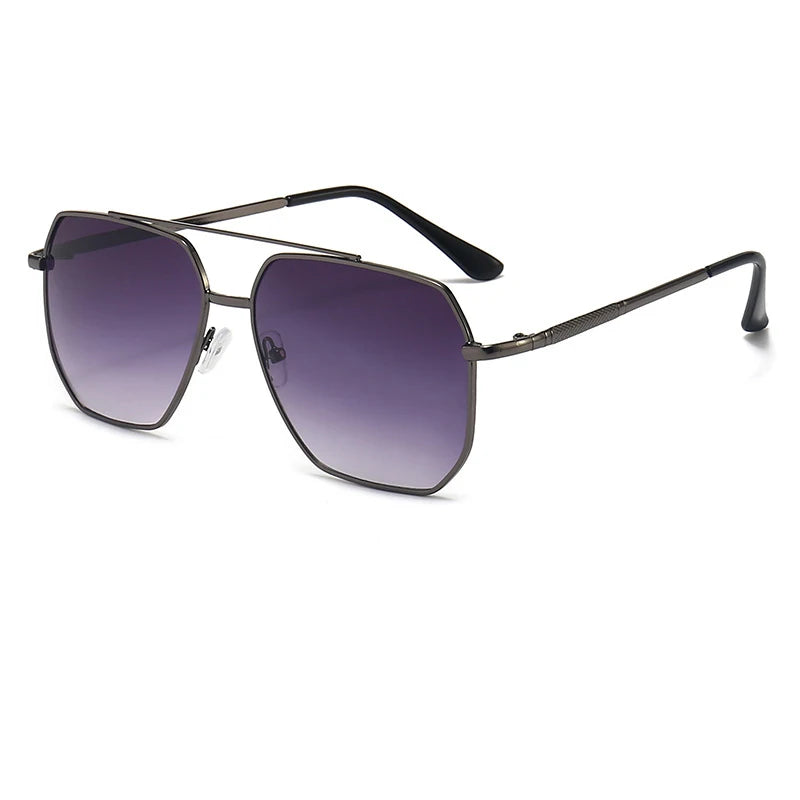Luxury Square Sunglasses | Unisex | Metal Frame | UV400 Driving Sunglasses | Classic Fashion Eyewear | Steven & Levon