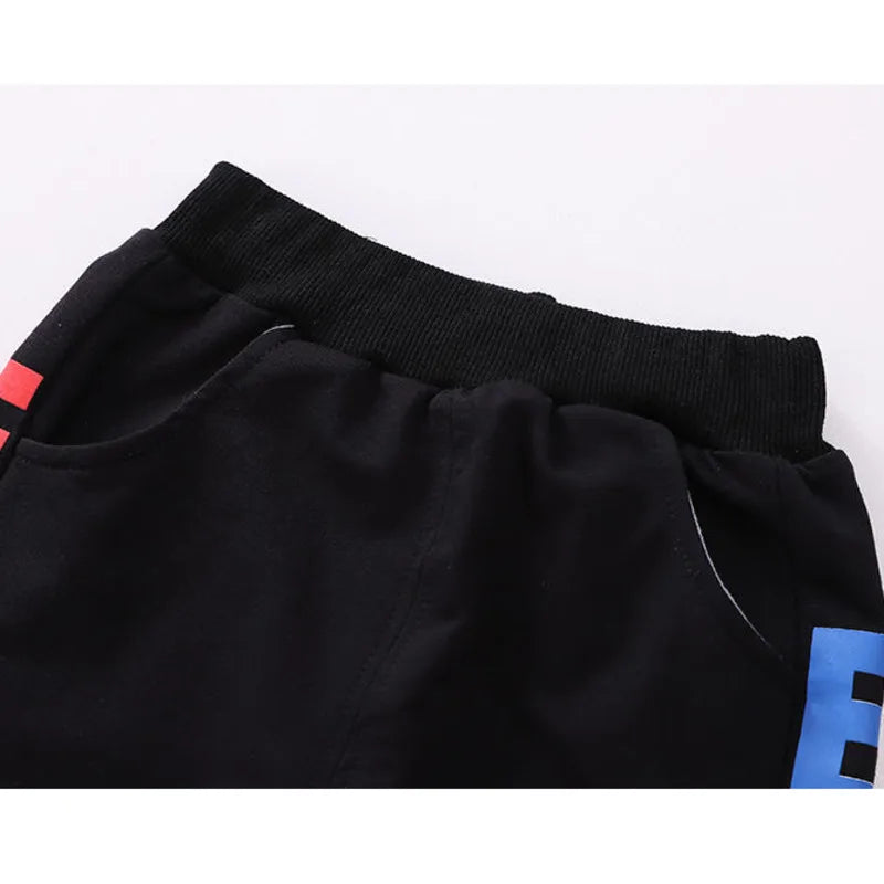 Kids Letter Print Sweatshirt & Jogger Set | Boys & Girls | Casual Tracksuit | Steven & Levon
